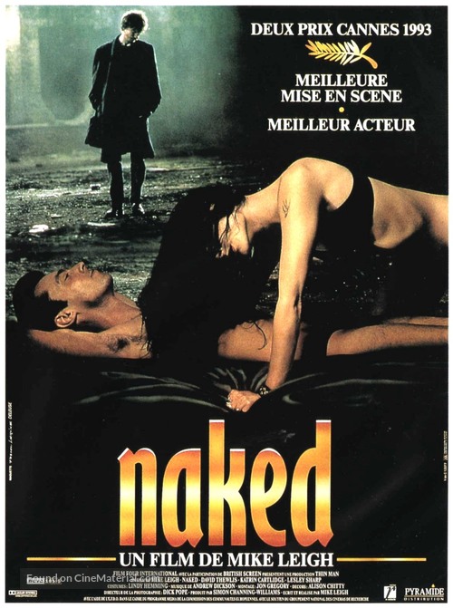Naked - French Movie Poster
