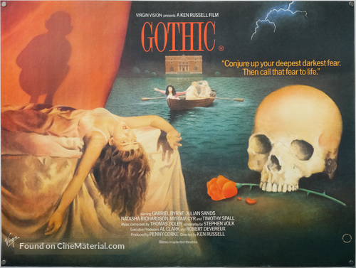 Gothic - British Movie Poster