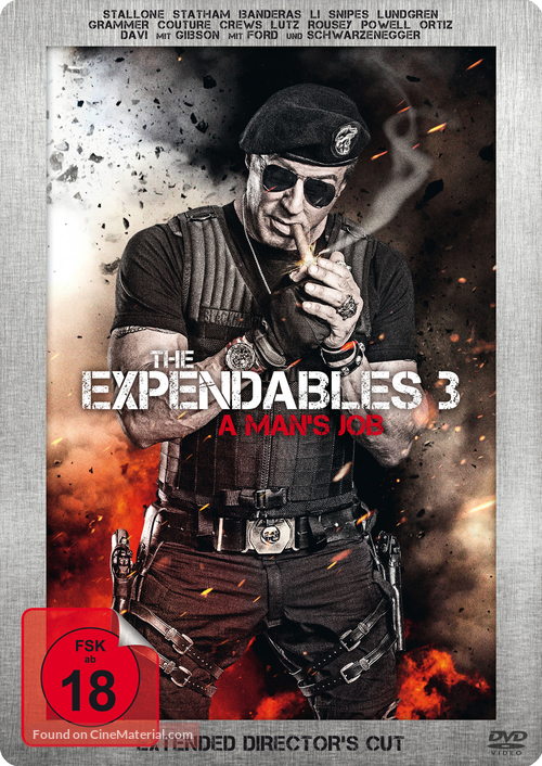 The Expendables 3 - German DVD movie cover