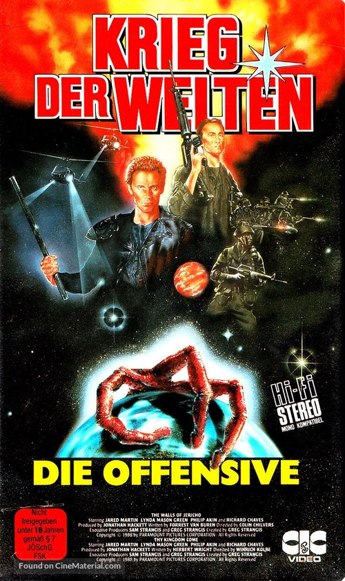 &quot;War of the Worlds&quot; - German VHS movie cover