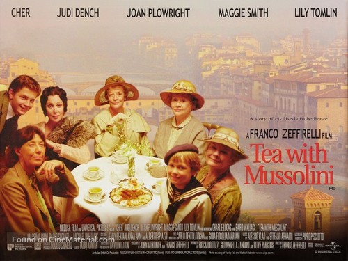 Tea with Mussolini - British Movie Poster