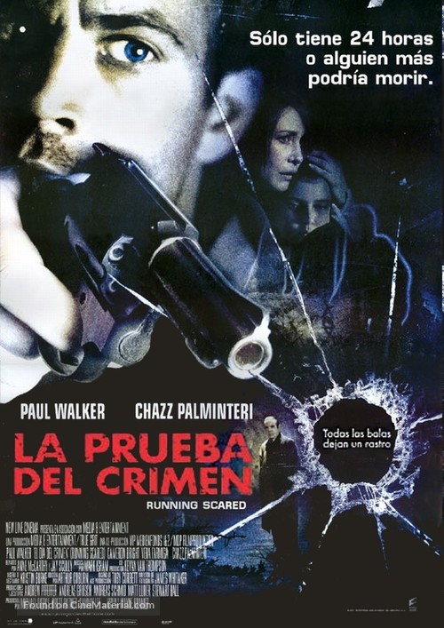 Running Scared - Spanish Movie Poster