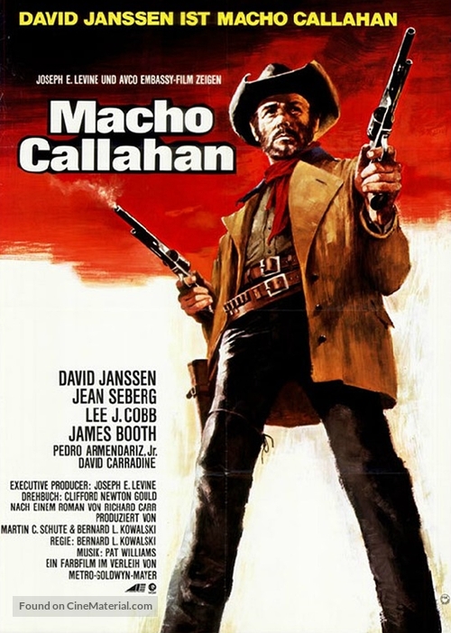 Macho Callahan - German Movie Poster