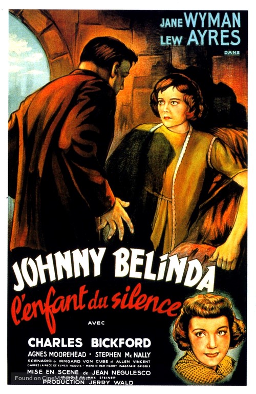 Johnny Belinda - French Movie Poster