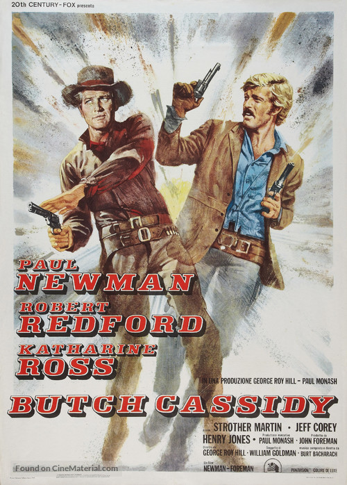 Butch Cassidy and the Sundance Kid - Italian Movie Poster