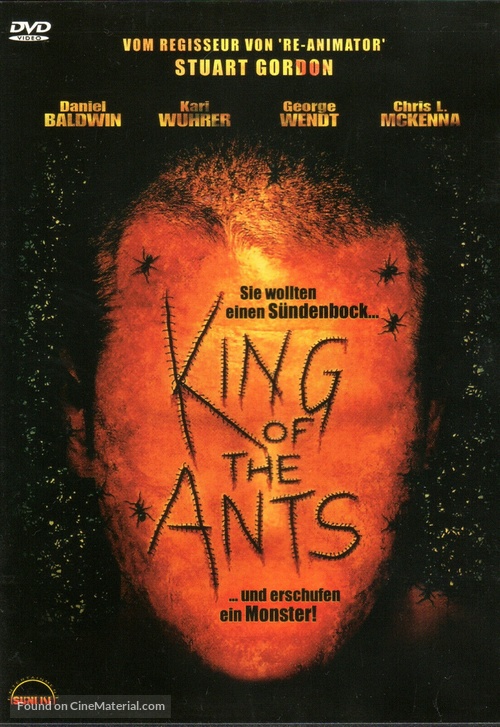 King Of The Ants - German DVD movie cover