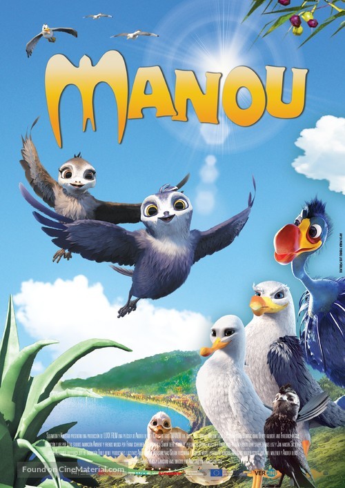 Manou the Swift - Spanish Movie Poster