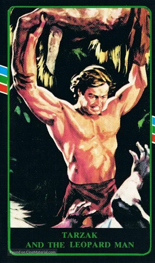 Tarzak contro gli uomini leopardo - Yugoslav VHS movie cover