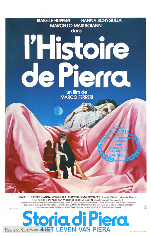Storia di Piera - Belgian Movie Poster