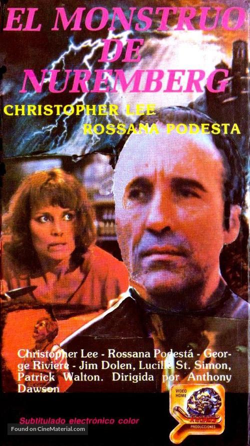 Vergine di Norimberga, La - Spanish VHS movie cover
