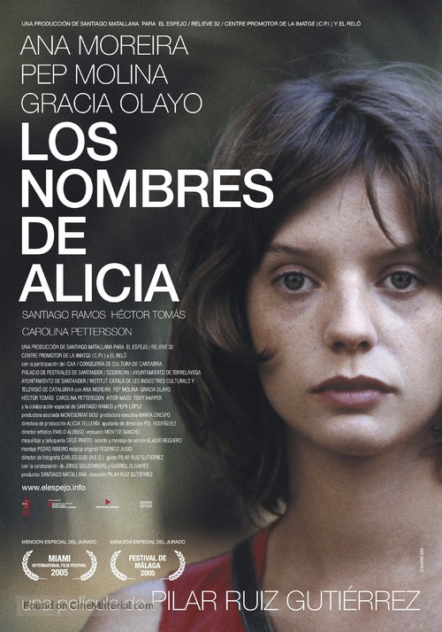 Los nombres de Alicia - Spanish Movie Poster