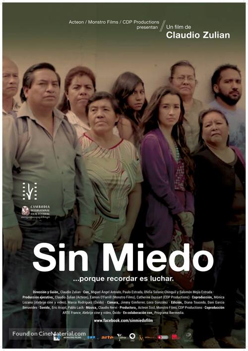 Sin miedo - Spanish Movie Poster