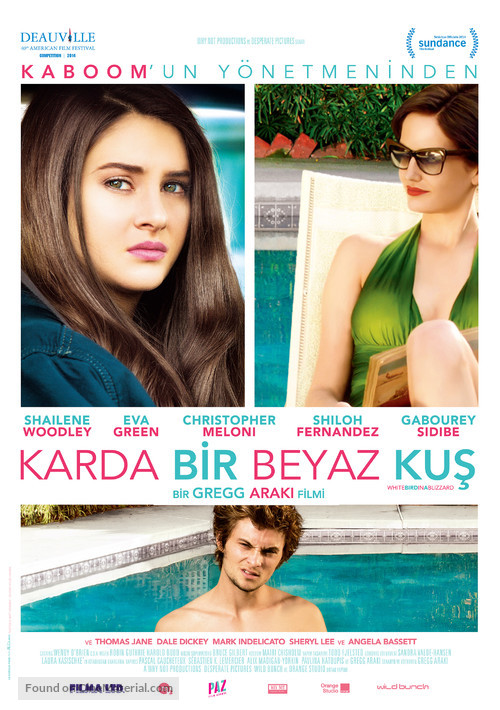 White Bird in a Blizzard - Turkish Movie Poster