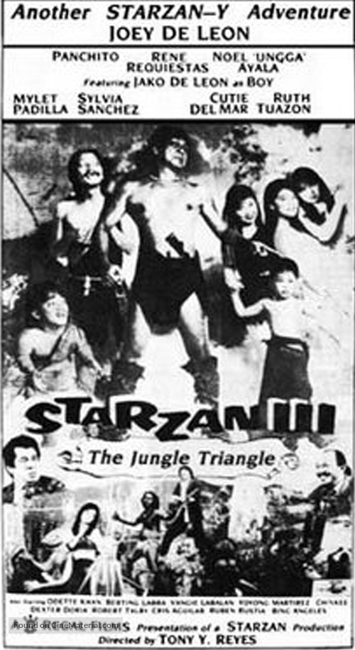 Starzan III: The Jungle Triangle - Philippine Movie Poster