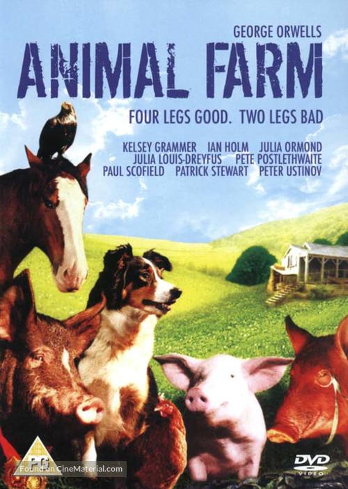 Animal Farm - British DVD movie cover