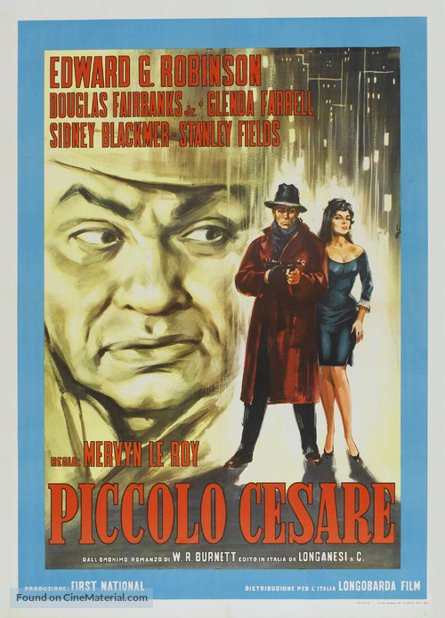 Little Caesar - Italian Re-release movie poster