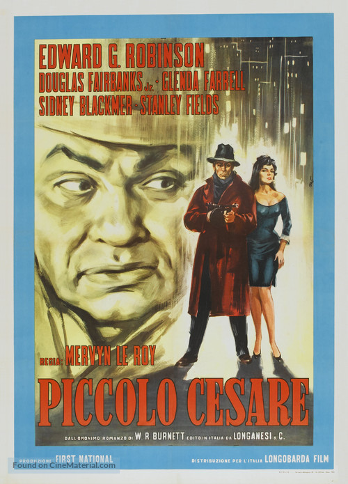 Little Caesar - Italian Re-release movie poster