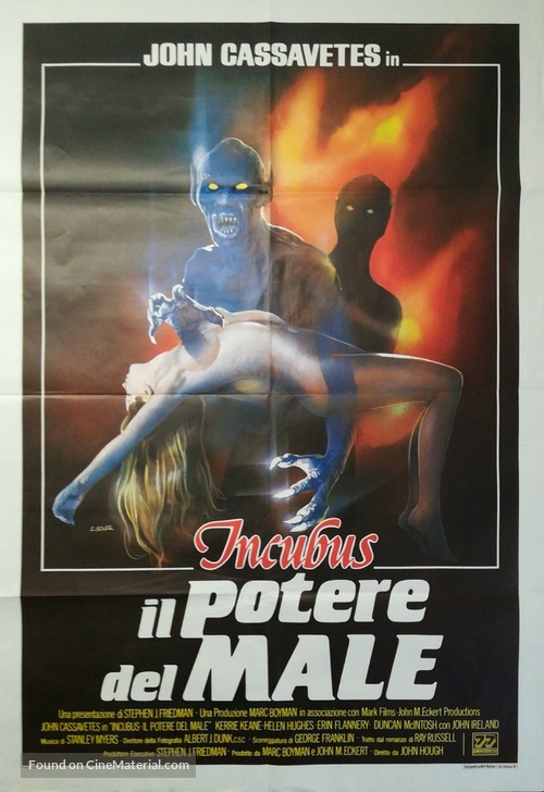 Incubus - Italian Movie Poster