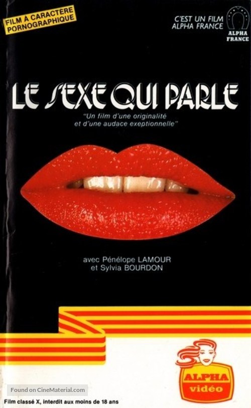 Le sexe qui parle - French VHS movie cover