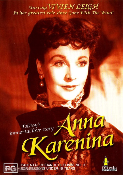 Anna Karenina - Australian DVD movie cover