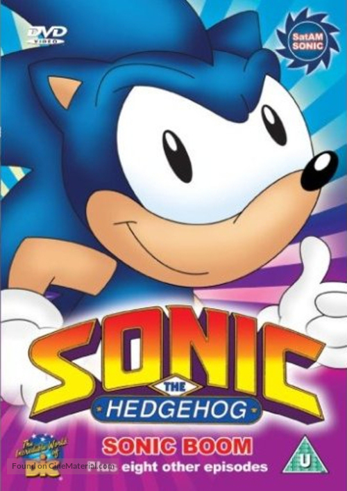 &quot;Sonic the Hedgehog&quot; - British DVD movie cover