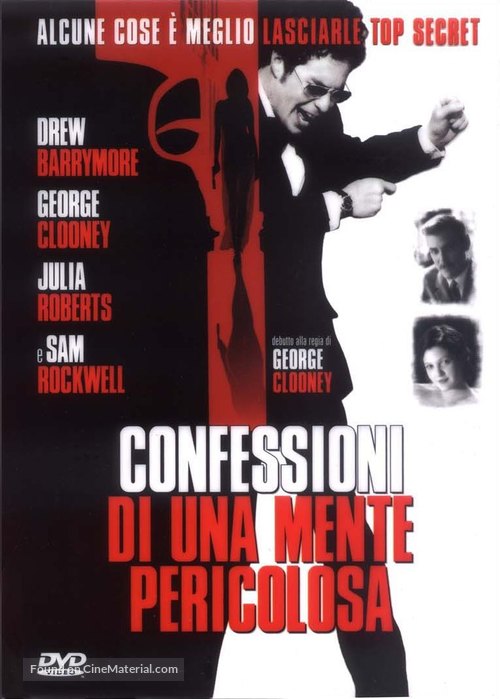 Confessions of a Dangerous Mind - Italian DVD movie cover