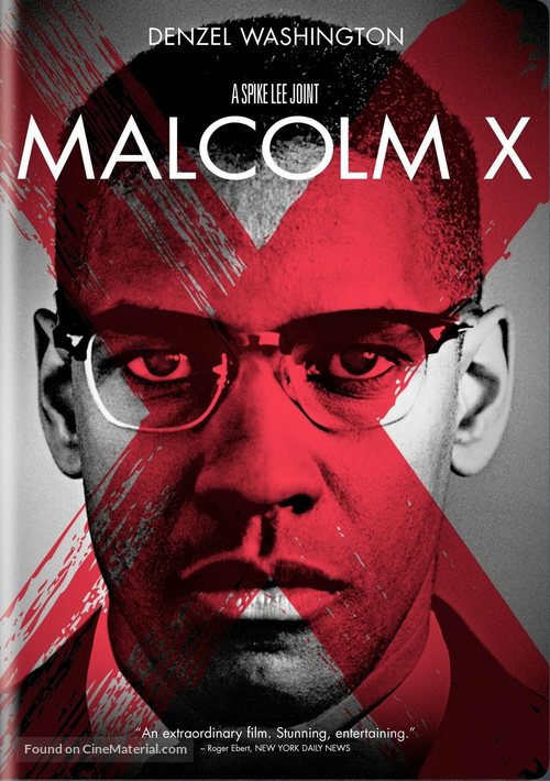 Malcolm X - DVD movie cover