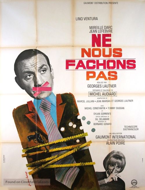 Ne nous f&acirc;chons pas - French Movie Poster