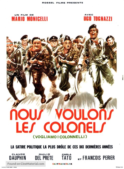 Vogliamo i colonnelli - French Movie Poster