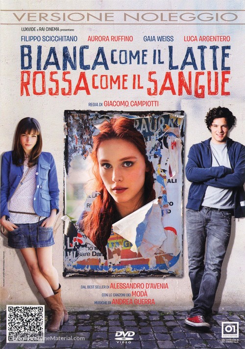 Bianca come il latte, rossa come il sangue - Italian DVD movie cover