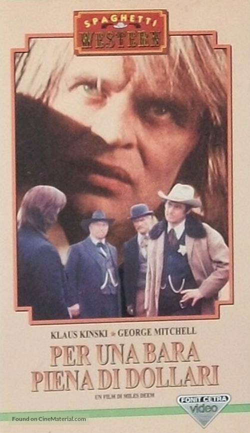 Per una bara piena di dollari - Italian VHS movie cover
