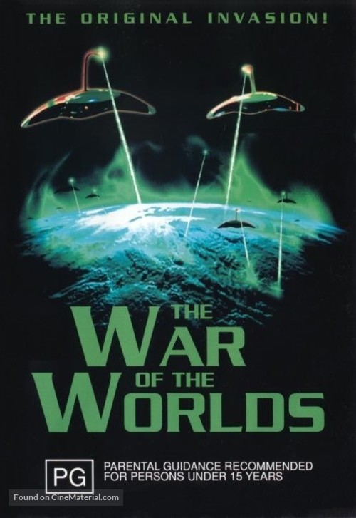 The War of the Worlds - Australian Movie Cover