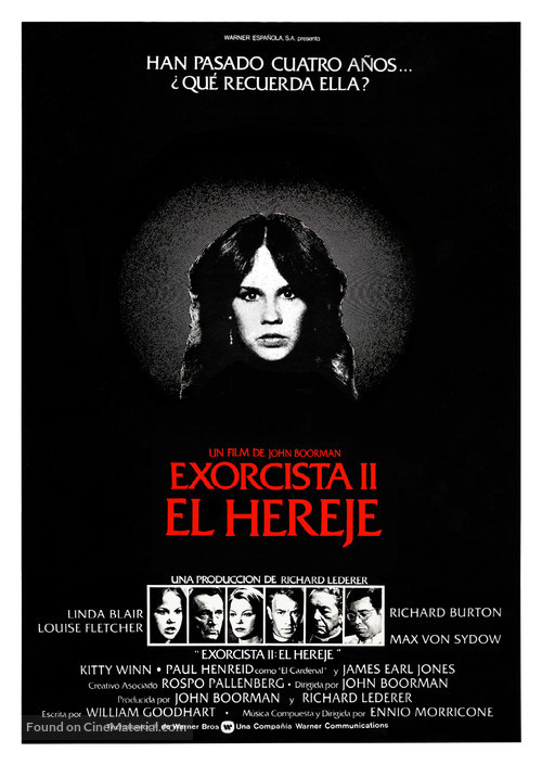 Exorcist II: The Heretic - Spanish Movie Poster