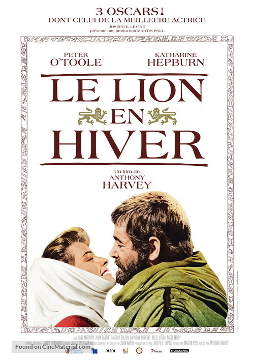 The Lion in Winter - French Re-release movie poster