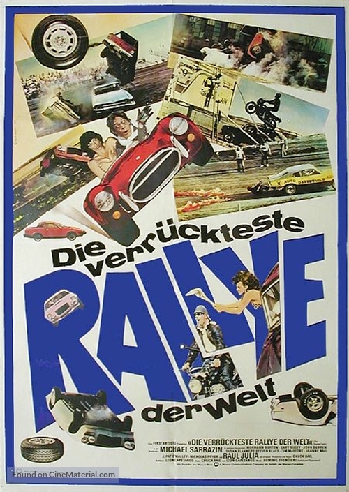 The Gumball Rally - German Movie Poster