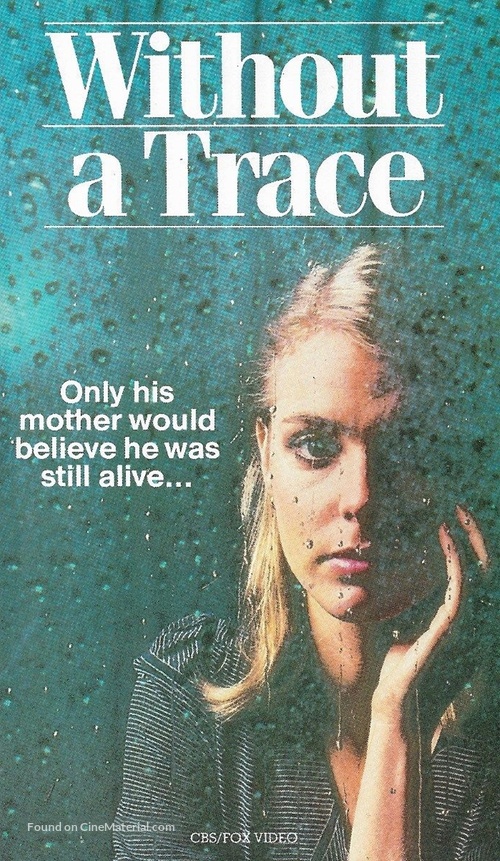 Without a Trace - British VHS movie cover