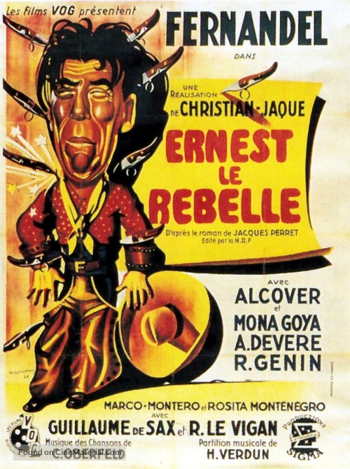 Ernest le rebelle - French Movie Poster