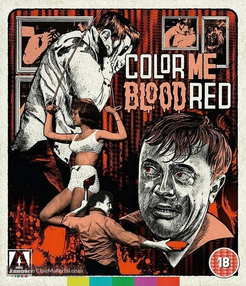 Color Me Blood Red - British Blu-Ray movie cover