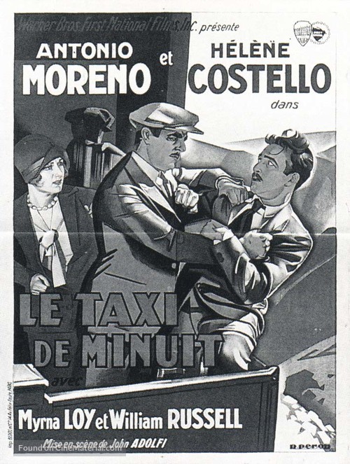 The Midnight Taxi - French Movie Poster