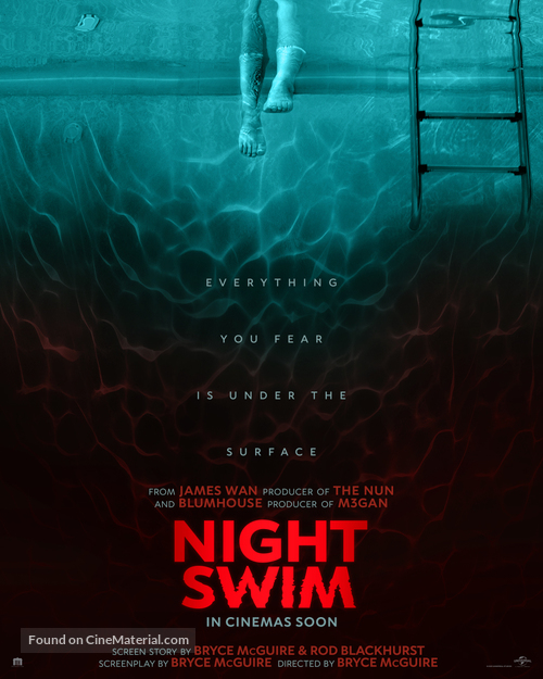 Night Swim - British Movie Poster