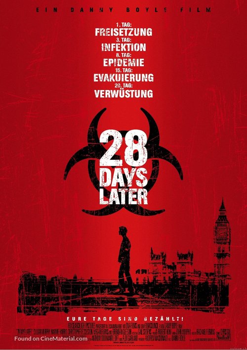 28 Days Later... - German Movie Poster
