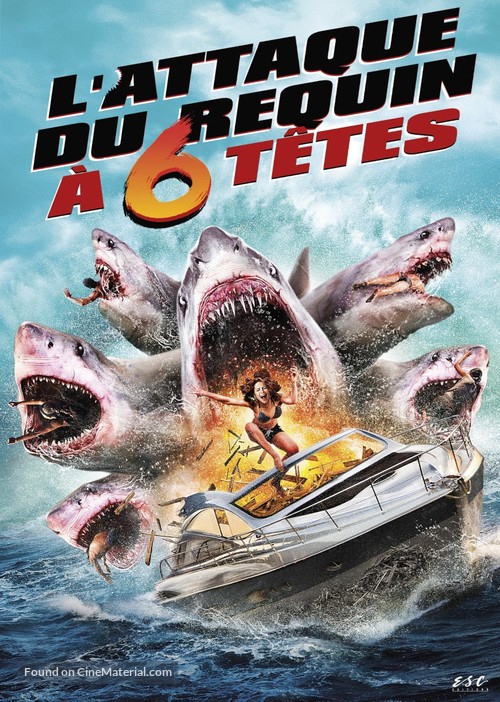 6-Headed Shark Attack - French DVD movie cover