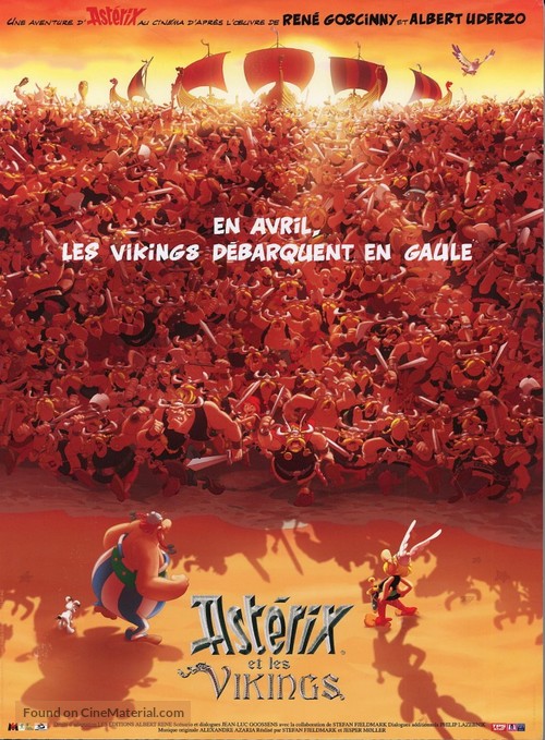 Ast&egrave;rix et les Vikings - French poster