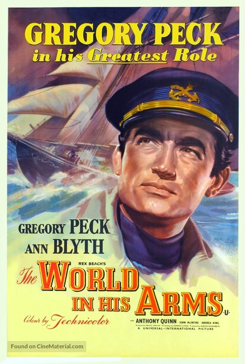 The World in His Arms - British Movie Poster
