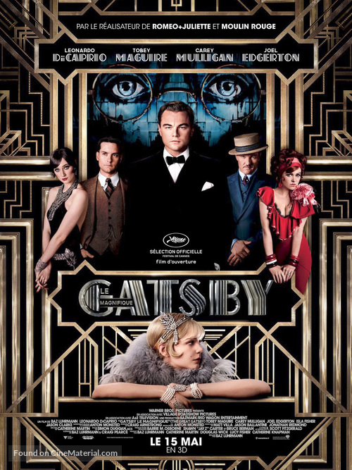 The Great Gatsby - French Movie Poster