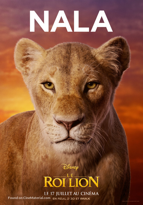 The Lion King (2019) French movie poster