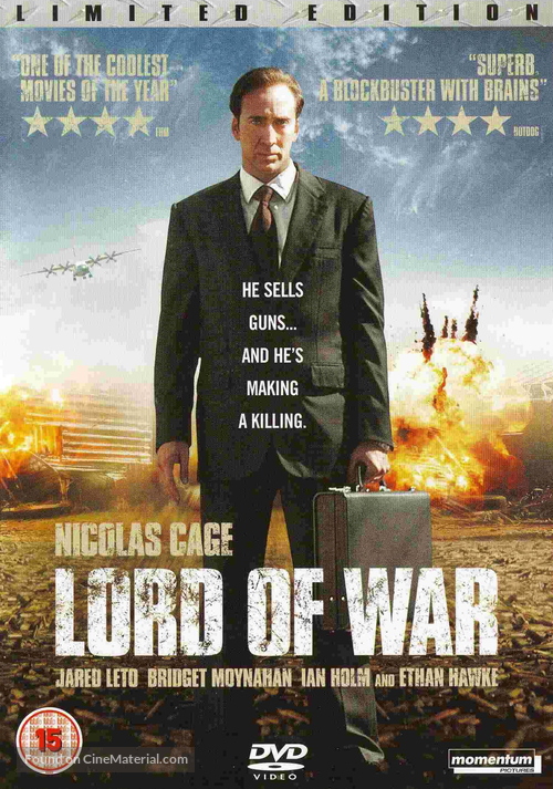 Lord of War - British Movie Cover