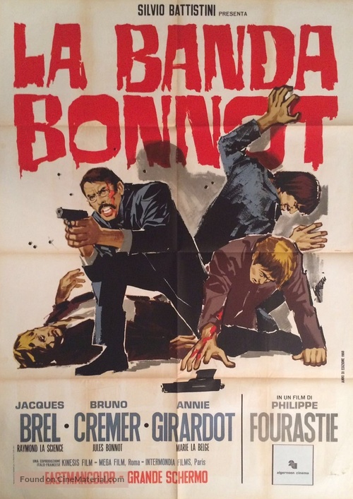 La bande &agrave; Bonnot - Italian Movie Poster