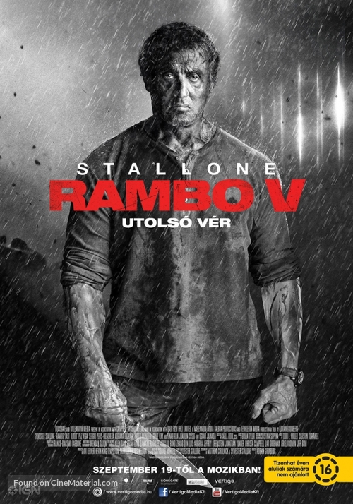 Rambo: Last Blood - Hungarian Movie Poster