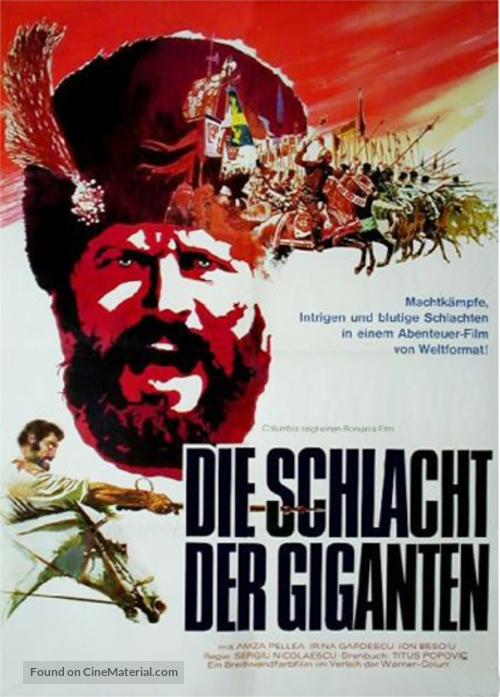 Mihai Viteazul - German Movie Poster